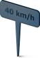 40 Km/h schnell