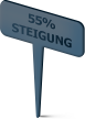 55% Steigung